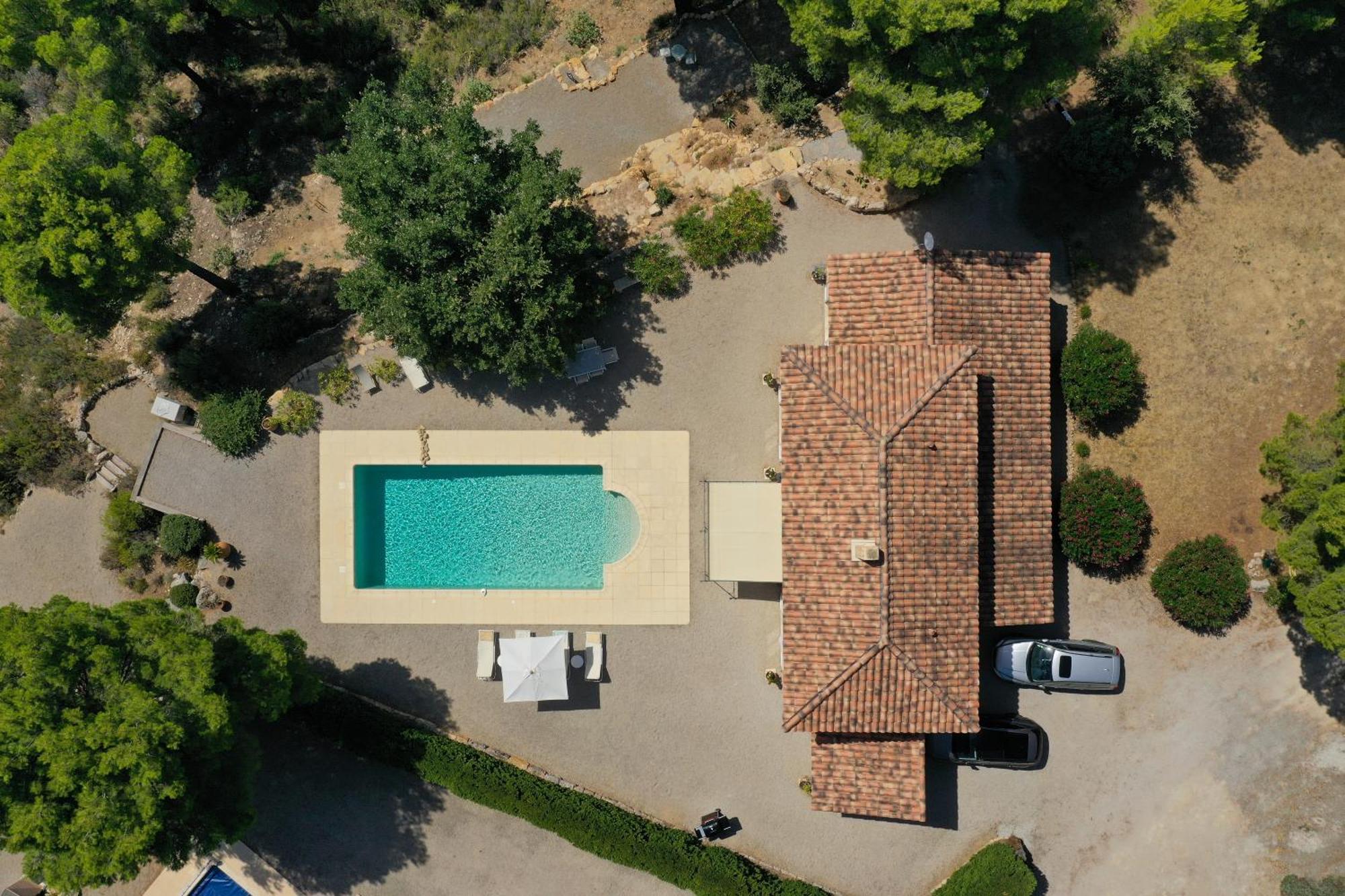 Villa "Le Sortilege" Vue Panoramique Et Piscine Tourtour Ngoại thất bức ảnh