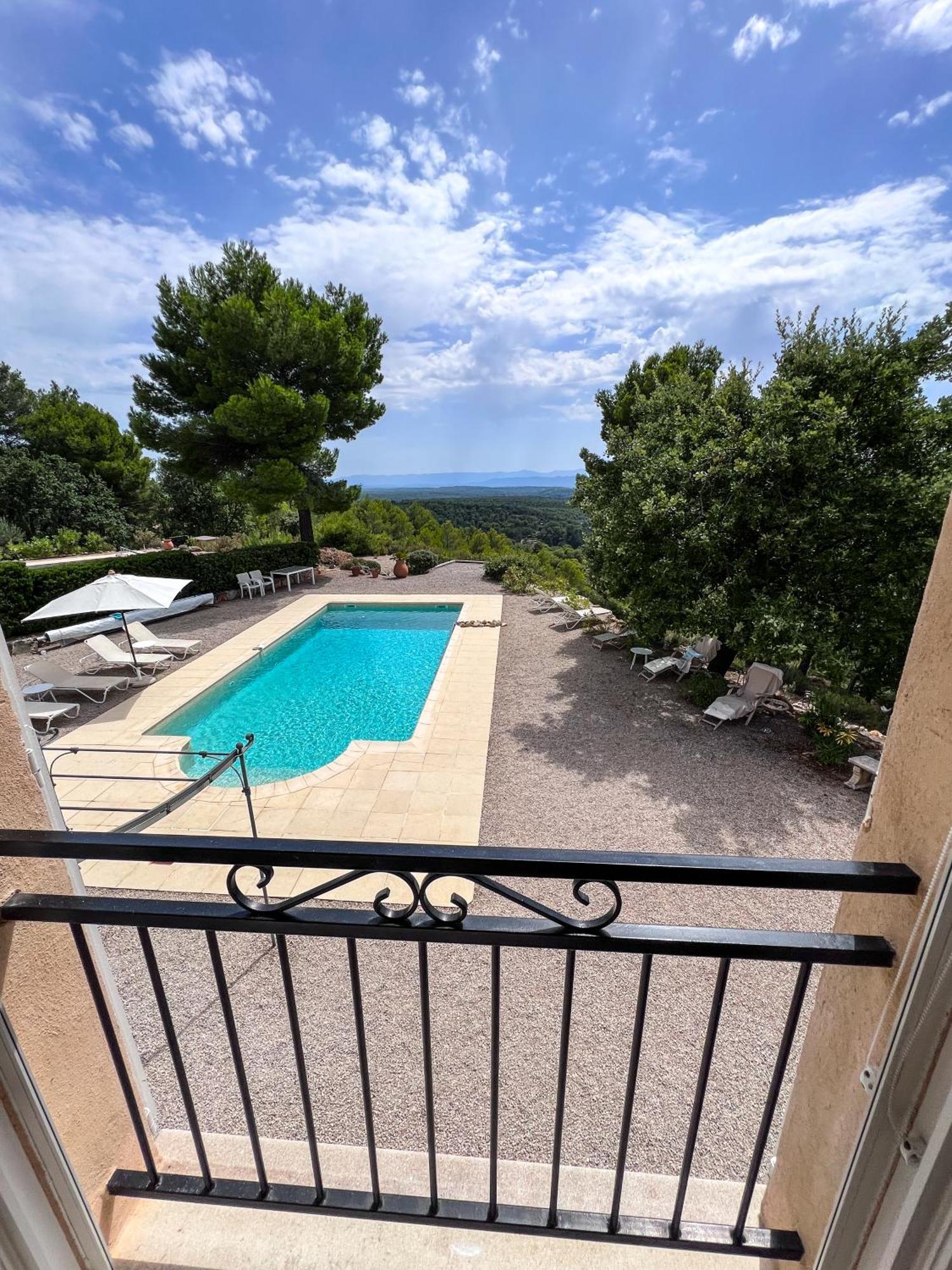 Villa "Le Sortilege" Vue Panoramique Et Piscine Tourtour Ngoại thất bức ảnh